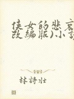 侠女的悲哀(含改编版)小说