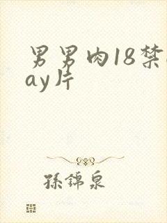 男男肉18禁gay片封面