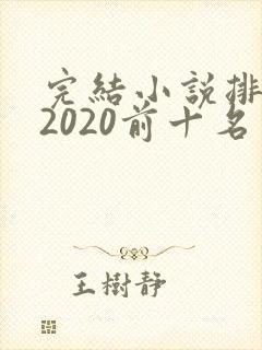 完结小说排行榜2020前十名言情封面