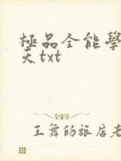 极品全能学生夏天txt