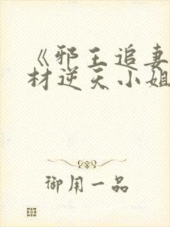 《邪王追妻:废材逆天小姐》