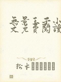 无景王子小说全文免费阅读