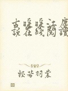 古暖暖江尘御小说在线阅读封面