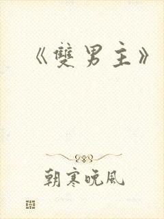 《双男主》封面