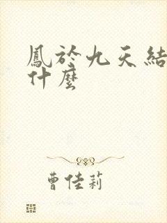 凤于九天结局是什么