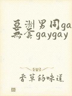 亚洲男同gay无套gaygay