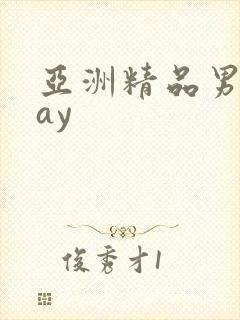亚洲精品男同gay