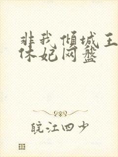 非我倾城王爷要休妃网盘