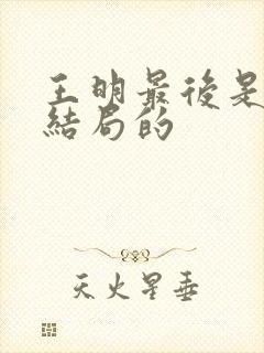 王明最后是什么结局的