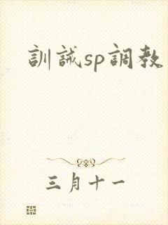 训诫sp调教文
