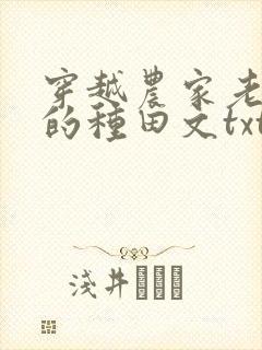 穿越农家老闺女的种田文txt