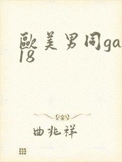 欧美男同gay18封面