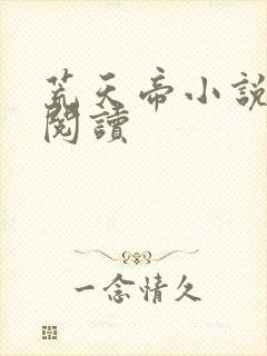 荒天帝小说在线阅读
