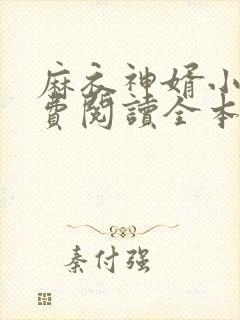 麻衣神婿小说免费阅读全本