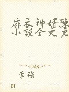 麻衣神婿陈黄皮小说全文免费阅读