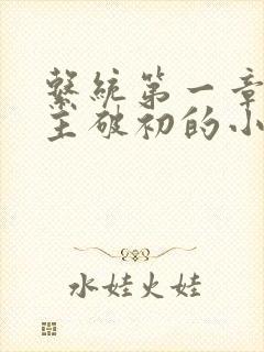 系统第一章给宿主破初的小说