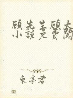顾先生顾太太 小说免费阅读