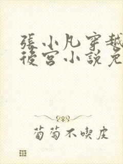 张小凡穿越大楚后宫小说免费阅读