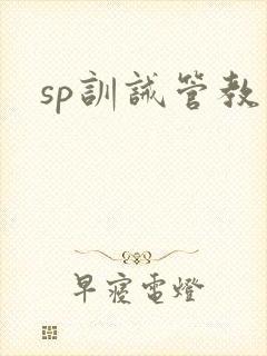 sp训诫管教文