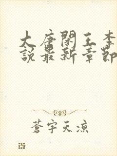 大唐闲王李慎小说最新章节列表