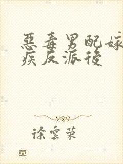 恶毒男配嫁给残疾反派后封面