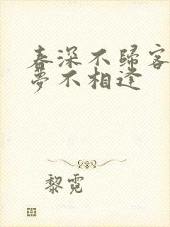 春深不归客,清梦不相逢