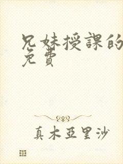 兄妹授课的漫画免费封面