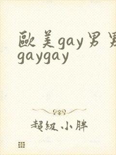 欧美gay男男gaygay