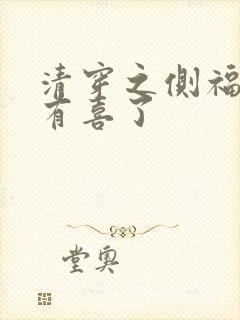 清穿之侧福晋又有喜了封面