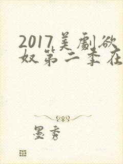 2017美剧欲奴第二季在线观看