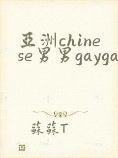 亚洲chinese男男gaygay