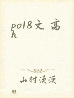 po18文 高h