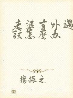 老婆有外遇老公该怎么办封面