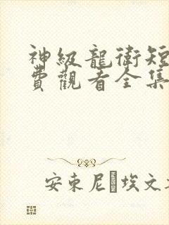 神级龙卫短剧免费观看全集