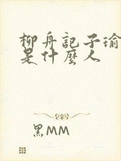 柳舟记子瑜到底是什么人封面