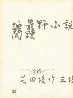 他最野小说免费阅读