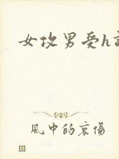 女攻男受h调教