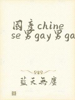 国产chinese男gay男gay
