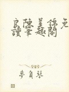 良陈美锦免费阅读笔趣阁