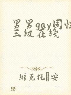 男男gay同性三级在线