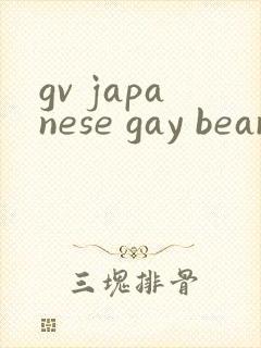 gv japanese gay bear xxxx封面