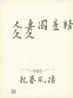 人妻国产精品久久久封面
