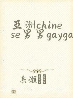 亚洲chinese男男gaygay网站
