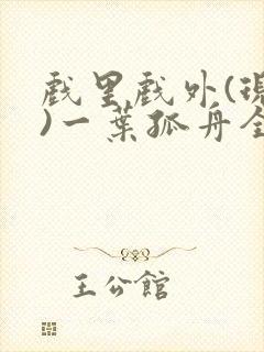 戏里戏外(现场)一叶孤舟全文免费阅读封面