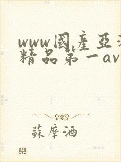 www国产亚洲精品第一av