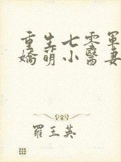 重生七零军长的娇萌小医妻