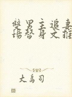 双男主追妻火葬场替身文推荐