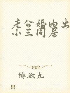 老公婚内出轨跟小三同居封面