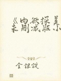 《肉欲探美者》未删减版小说