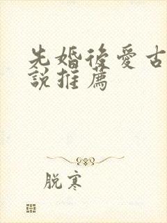 先婚后爱古代小说推荐